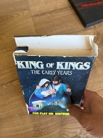 Nintendo NES King of Kings The Early Years Box + Manual ONLY NO game