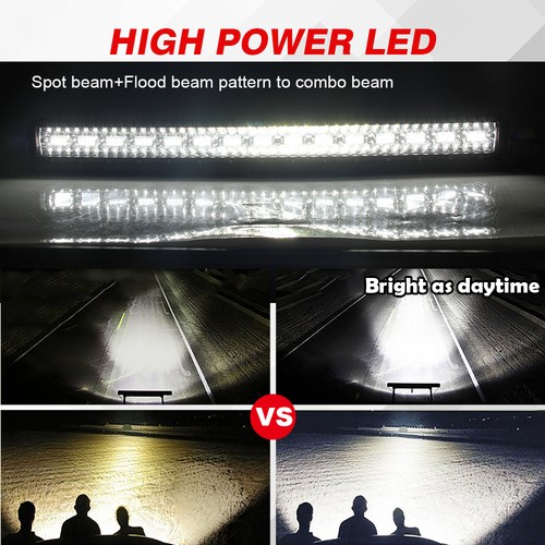 42"inch LED Light Bar Combo & 4" Pods Wire Kit For Kubota RTV-X1100C XG850 400Ci - Picture 14 of 22