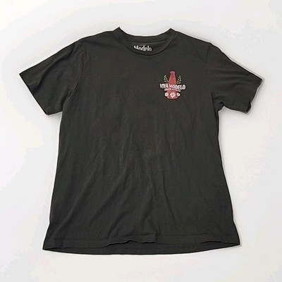 Modelo Cerveza T-Shirt Men's Large Mexican Beer Official Graphic Gray