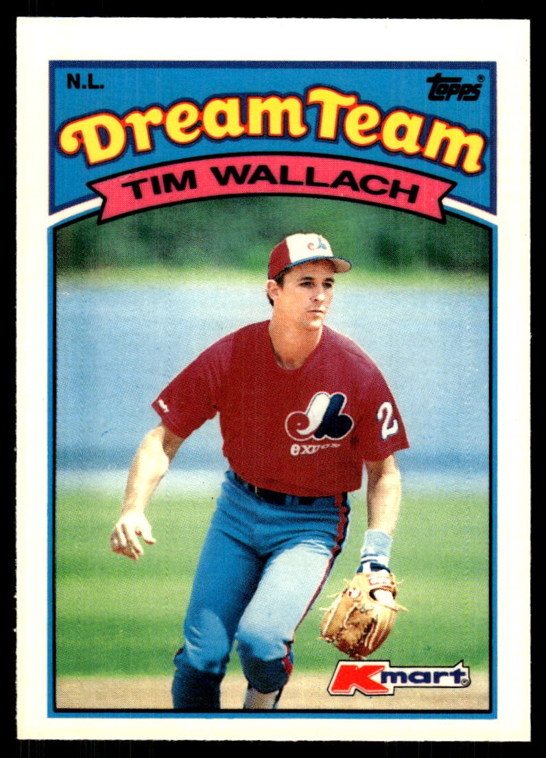 Tim Wallach 1989 Topps Kmart Dream Team #25 Expos FREE SHIPPING StackedPacks