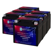 Mighty Max YTX5L-BS 12V, 4Ah, AGM Battery Replaces Yamaha 110 YFM110 24 - 6 Pack