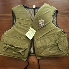Vintage 1980 Stearns SSV-169 Fishing Life Vest PFD Adult Large 44-46 USA