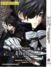 Black Butler Kuroshitsuji (Season 1-4 & Movie & 9 OVA) Anime DVD [English Dub]