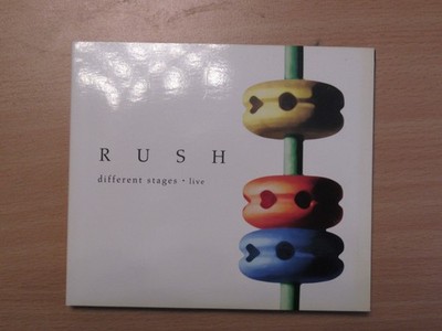 RUSH - DIFFERENT STAGES LIVE   (3 CDs)
