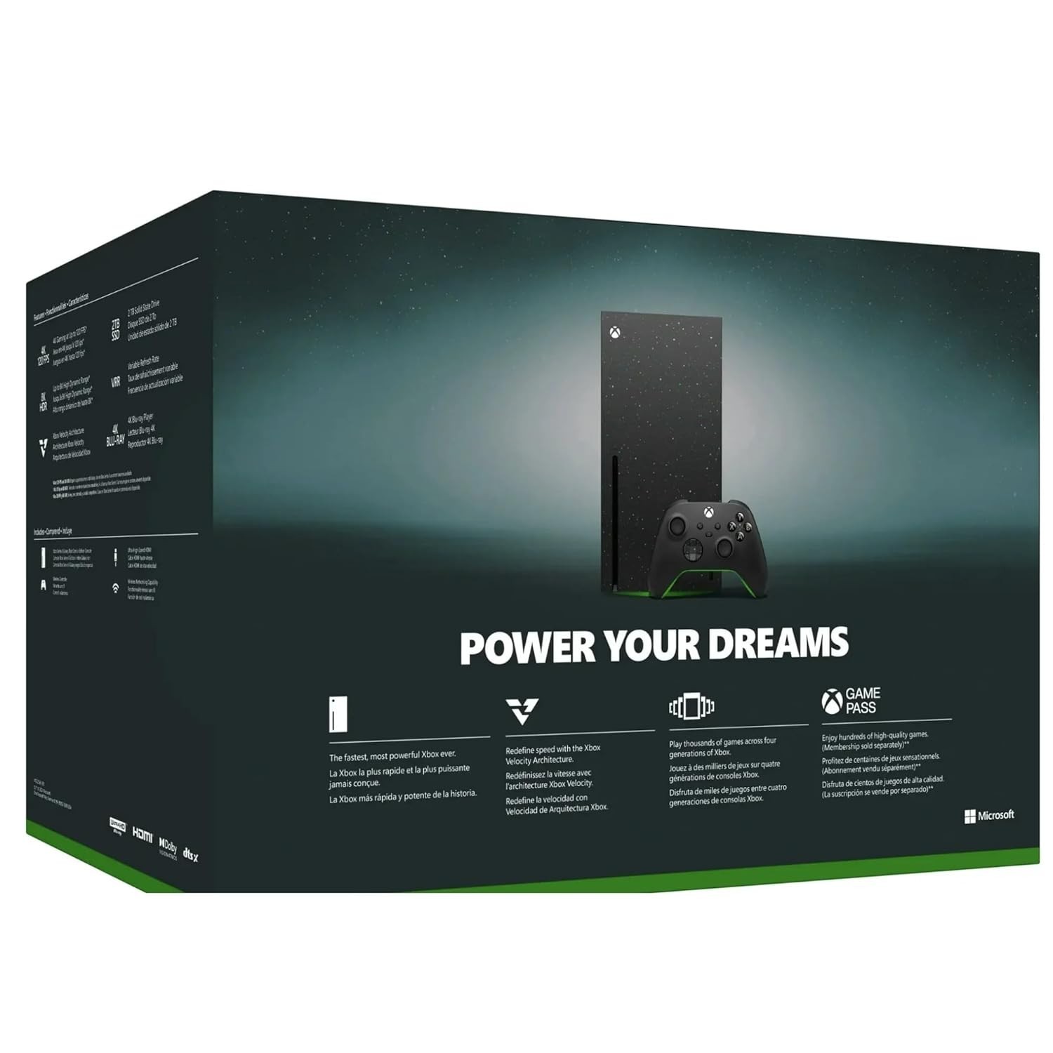 Xbox Series X 2 TB Disc Drive Galaxy Black Special Edition Bundle Includes Speci