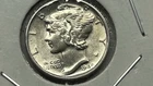 1940-S 10C BU Mercury Dime FB -90% Silver