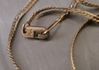 14k Yellow Gold Herringbone 20" Chain Necklace -3.75 Grams - Stamped & Tested — photo 8
