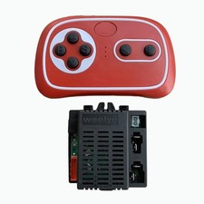 RX57 12V 2.4G Bluetooth Remote Control and Receiver for Kids Ride On Toys, 12...