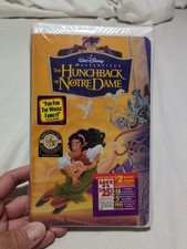 THE HUNCHBACK OF NOTRE DAME:MASTERPIECE COLLECTION-VHS FACTORY SEALED CLAM SHELL