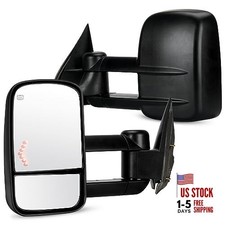 Towing Mirrors Rear View Mirrors fit for 2003 2004 2005 2006 2007 Chevy