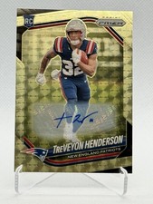 2025 Prizm FOTL Gold Vinyl Treveyon Henderson Autograph /5 SSP
