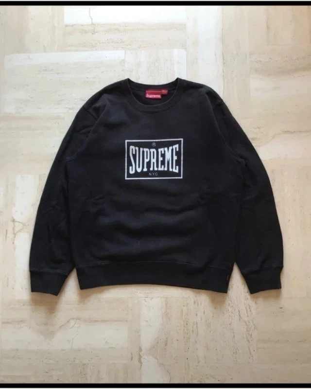 Supreme Size M Warmup Crewneck Sweatshirt 2019 - Photo 1/4