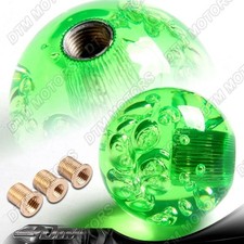 W-power Ball 60mm Manual Transmission Green Diamond Crystal Bubble Shift Knob