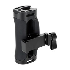 Side Handle Grip with 1/4inch Screw Mount for Left Right Hand Camera Cage Handle