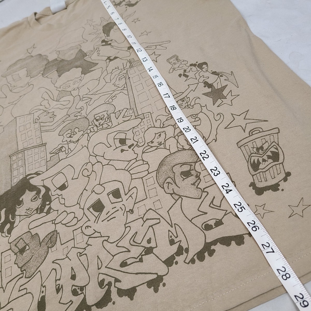 SUPREME DOWNTOWN TEE Rare Khaki Color SIZE Large | eBay