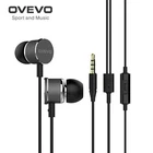 Mega Bass OVEVO S8 premium in-ear earphone headset mic hard case black White