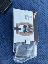 FILA Fitness Red AB WHEEL Abdominal Roller Core Exercise Home Gym Strength NEW 