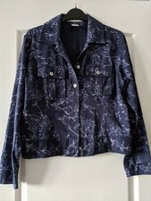 Geoffrey Beene - Lightweight Ladies Jacket, Navy, Size Us 6 / Uk 10