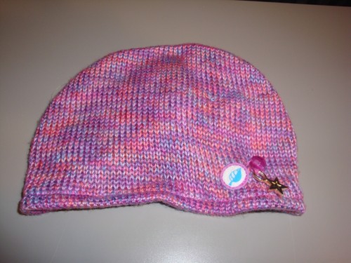 American Girl Z Yang Hat & Scarf Winter Accessories Lot Beanie Purple Pink - Picture 2 of 7