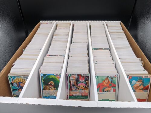 One Piece 1,000 Cards Bulk Lot TCG Card Game Mixed Cards Near Mint ENGLISH