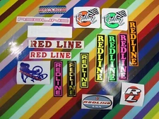 vtg 1970s to 1990s Redline BMX sticker - mixed bike stickers & team graphics