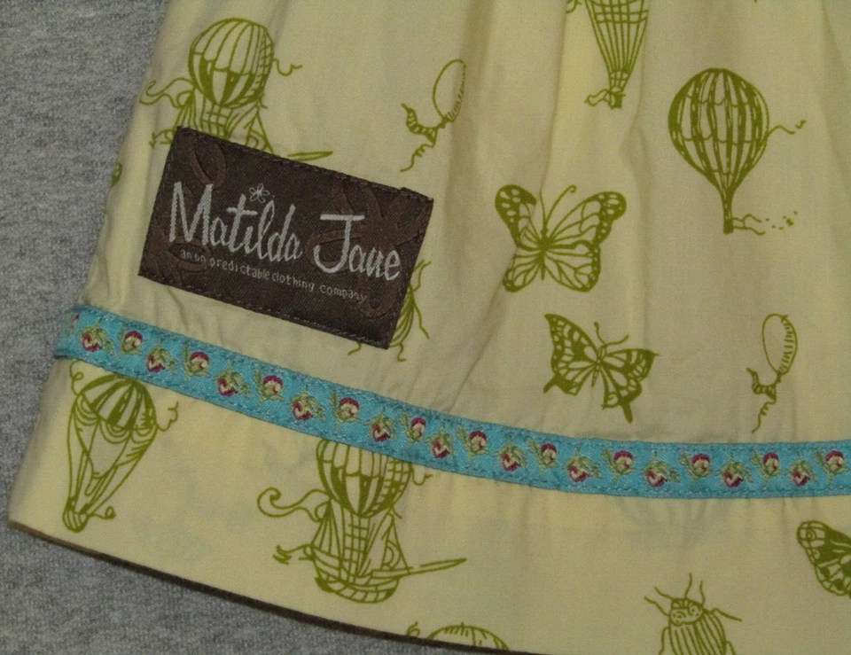 Matilda Jane Pheasant Shirt Hot Air Balloons BOHO Top Girls 4 - Image 2 of 3