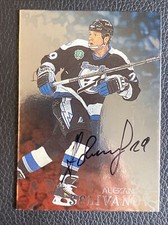 1998-1999 NHL Be A Player ALEXANDER SELIVANOV On-Card Auto #130 TB Lightning