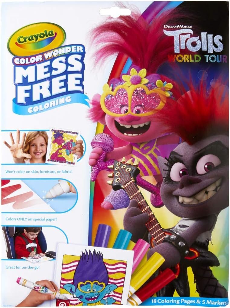 World Tour Trolls Light Up Tracing Pad Crayola Clearance Crayola