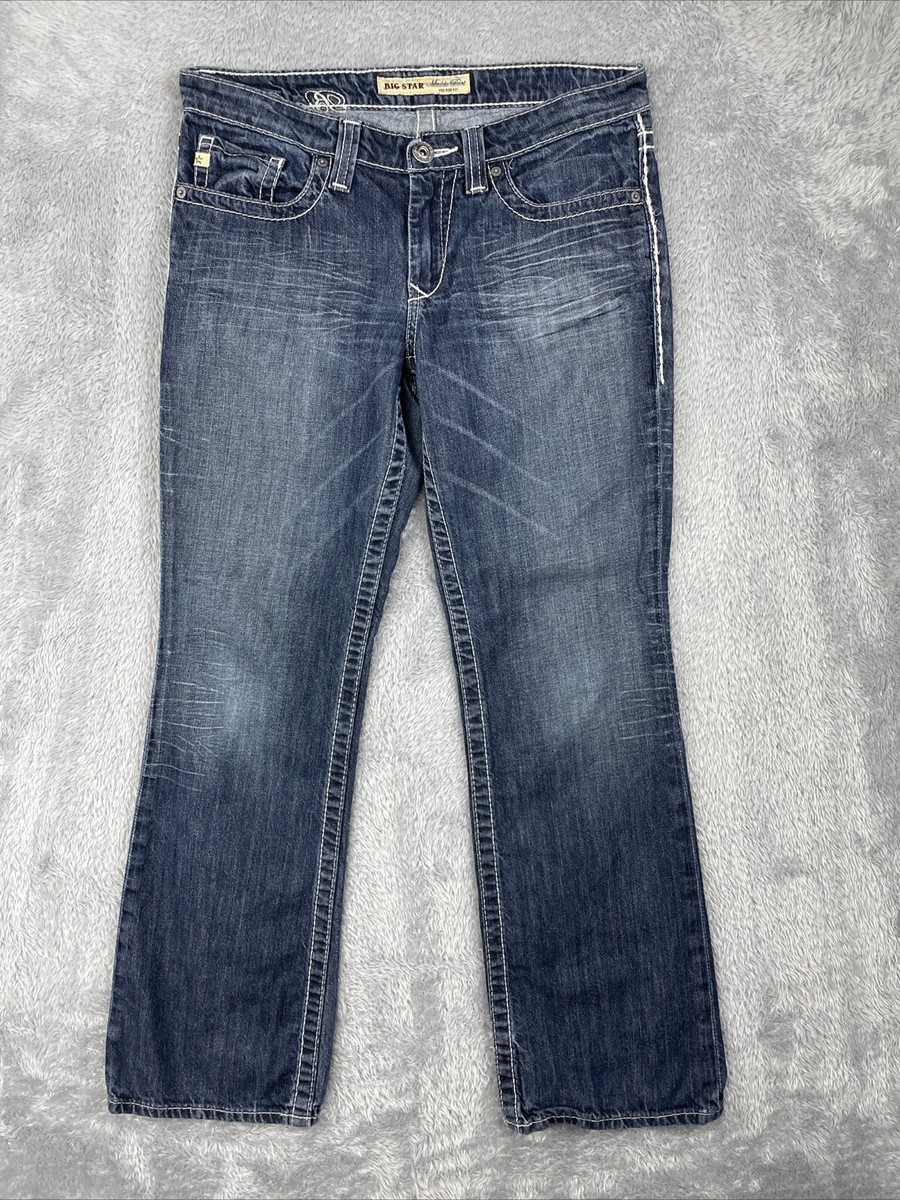Jean Big Star 'Maddie' Pour Femme - Taille 27x32 - Bleu Délavé - Taille Moyenne