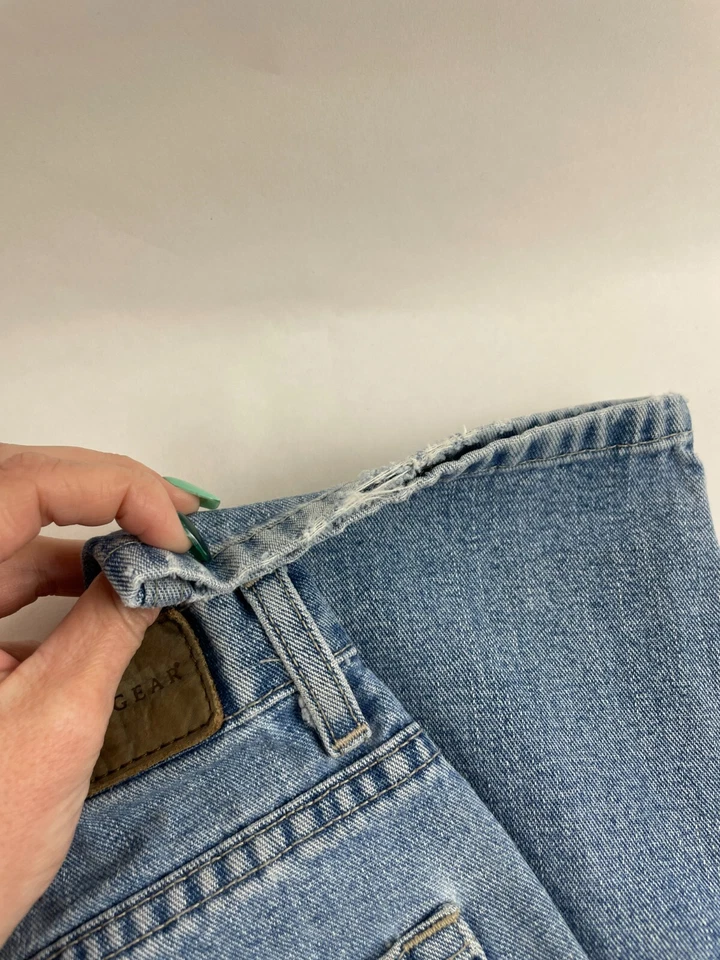 Pantalones de mezclilla Field Gear, para hombre talla 16x29, azul, denim, pierna recta, vintage Foto 3 de 4