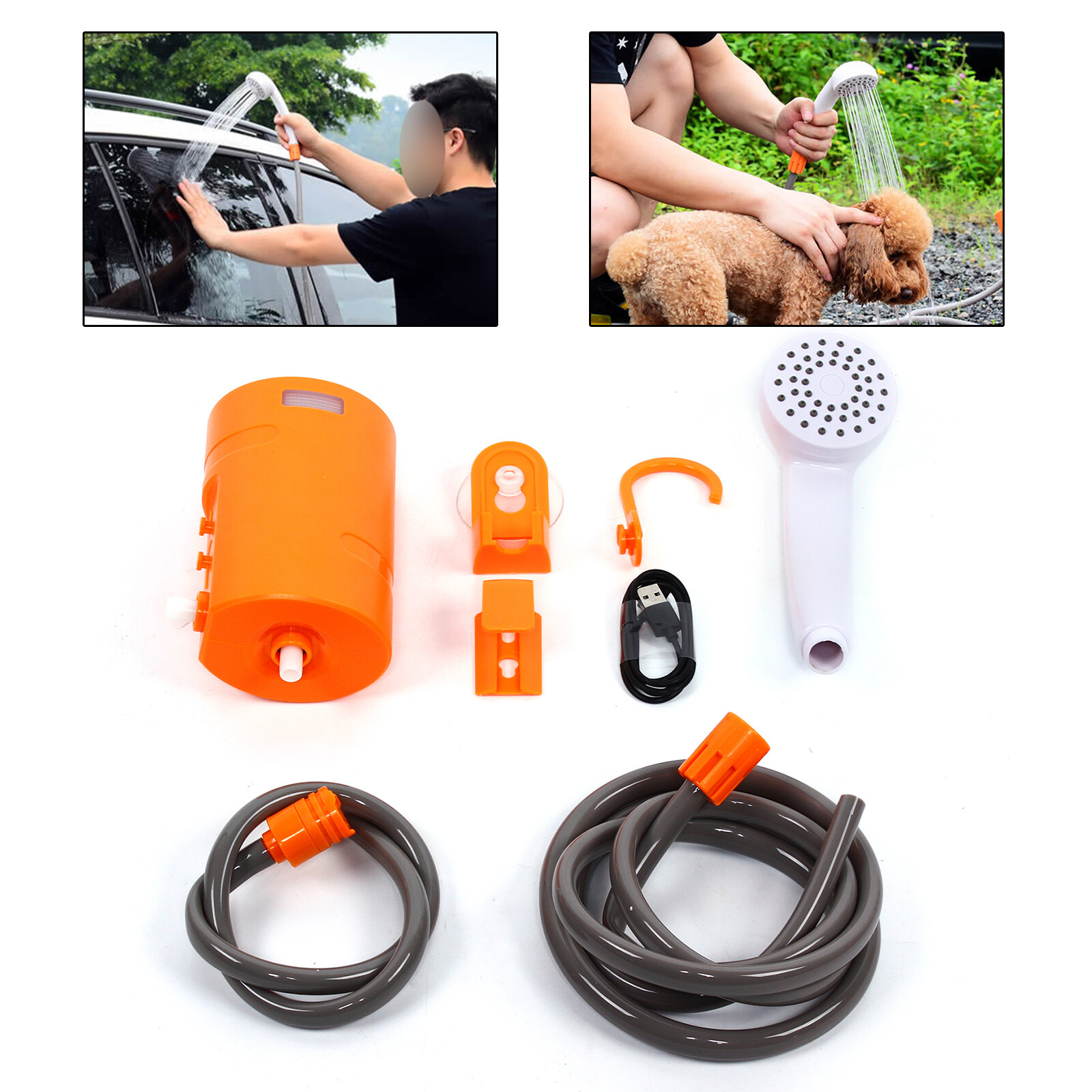 Душ насос переносной для дома и дачи