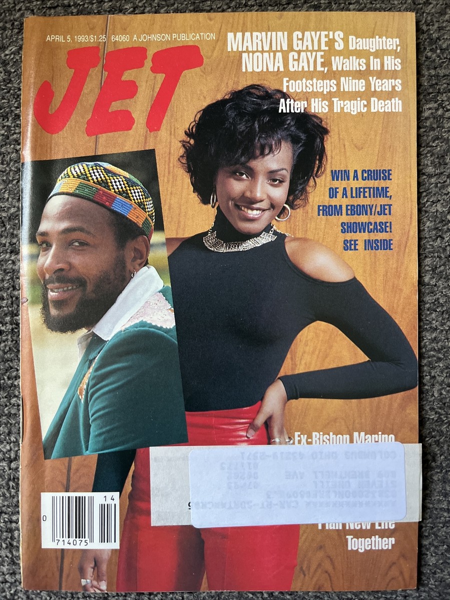 Jet Magazine -April 5 1993 -Marvin Gaye's Daughter Nona Walks In