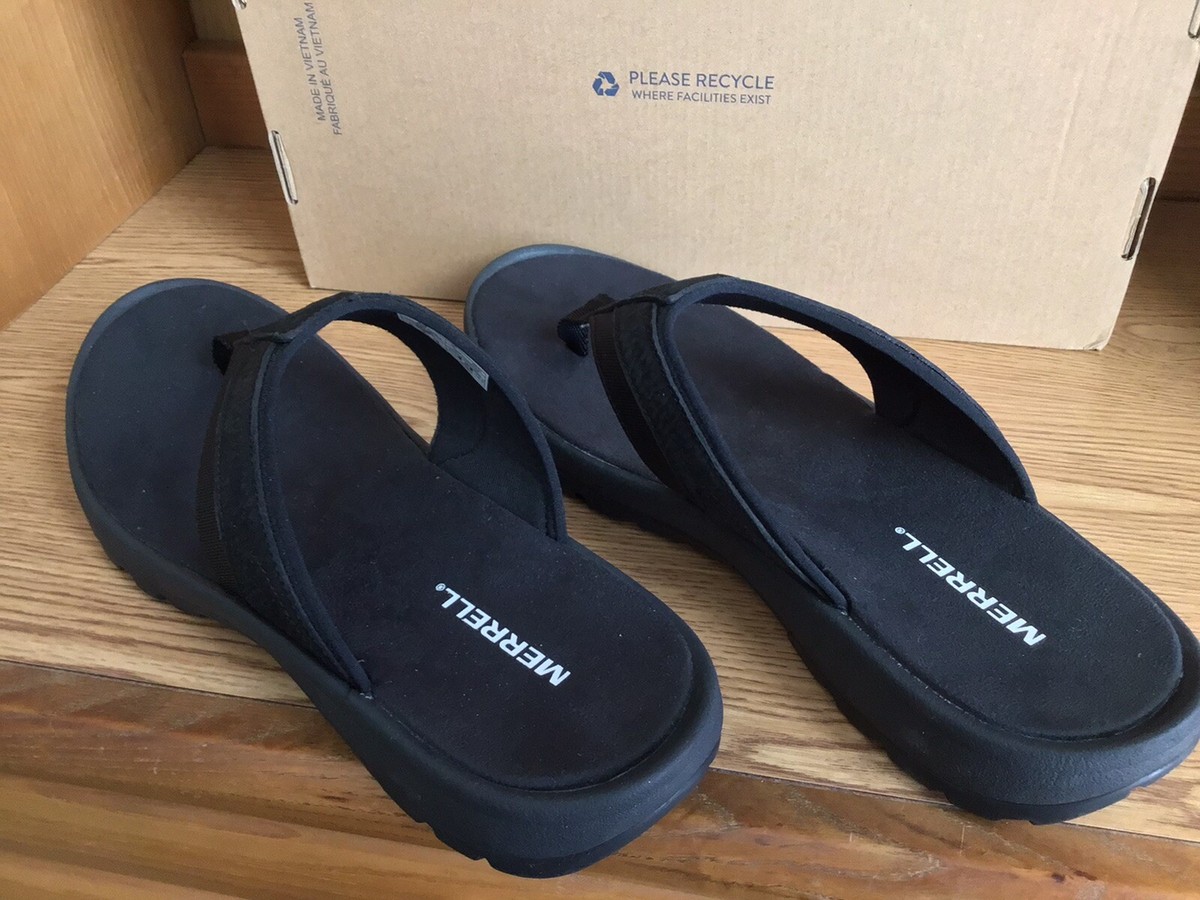 Merrell Sandspur 2 Flip Flop Sandals Men\'s Black Size 13 M Men main image 2