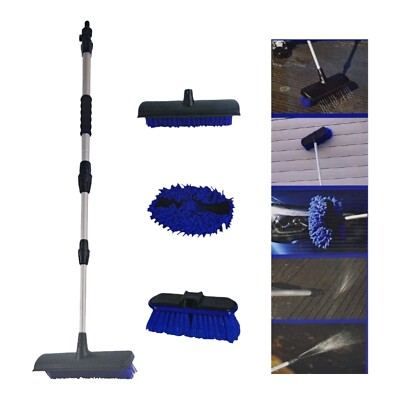 Profi /Gartenwerk Wasserbesen-Set,5 Teilig mit Click System/Teleskop mit Grip/