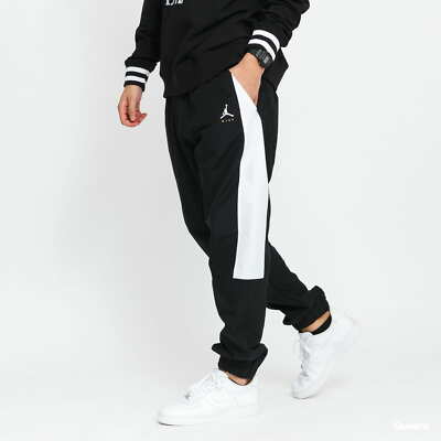 Nike Air Jordan Men's Size M 2XL Woven Jogger Pants Jet Black