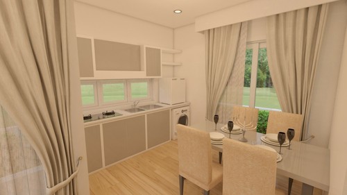 Small Home Plan 7x7 Meter 24x24 Feet 2 Bedrooms Shed Roof (A4 Hard Copy) - 第 9/9 張圖片