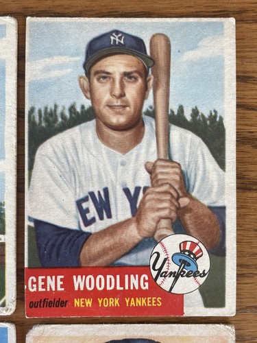 1953 Topps Yankee Lot, 9 Cards W/HOF Billy Martin, Johnny Mize, High #’s, P-Vg - Picture 4 of 11