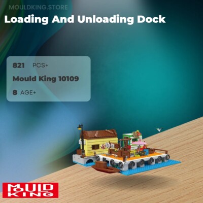 Mould King 10109 Be- und Entladestation mit 821 Teilen