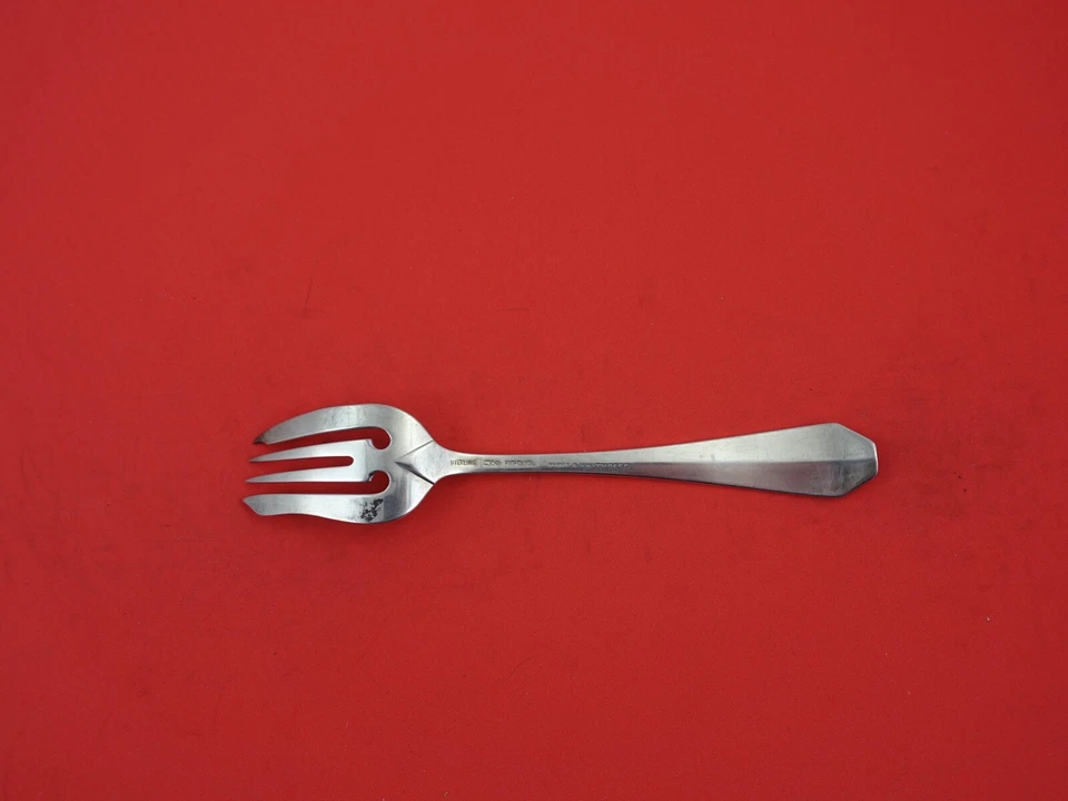 Queen Anne Plain By Dominick and Haff Sterling Silver Salad Fork 5 3/4" - Image 2 of 2