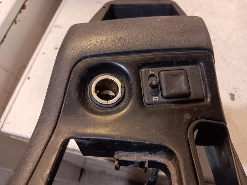 1989-1993? Control de espejo retrovisor lateral puerta control remoto consola central Nissan 240SX S13 Foto 3 de 4