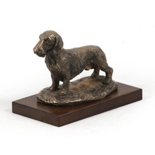 Dachshund Rough-Haired Wooden Figure Art-Dog
