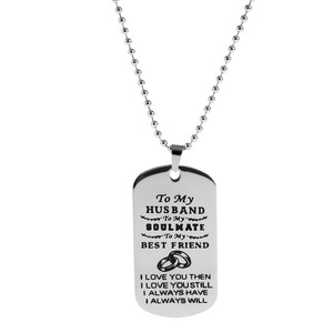 best friend dog tag and necklace