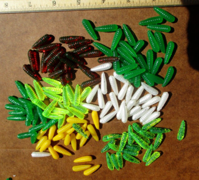 25ct ASSORTED 1'' BEETLE BUGS Beetles Crappie Fishing Lures Bream Buster Baits