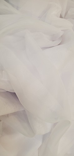 White IFR Sheer Voile Fabric | 120" Wide x 120 Yard Bolt | Wholesale Bolt | - Picture 5 of 6
