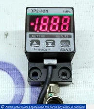 Sunx DP2-42N Digital Pressure Sensor 1MPa DP2 Series DP242N 12 to 24 VDC Japan
