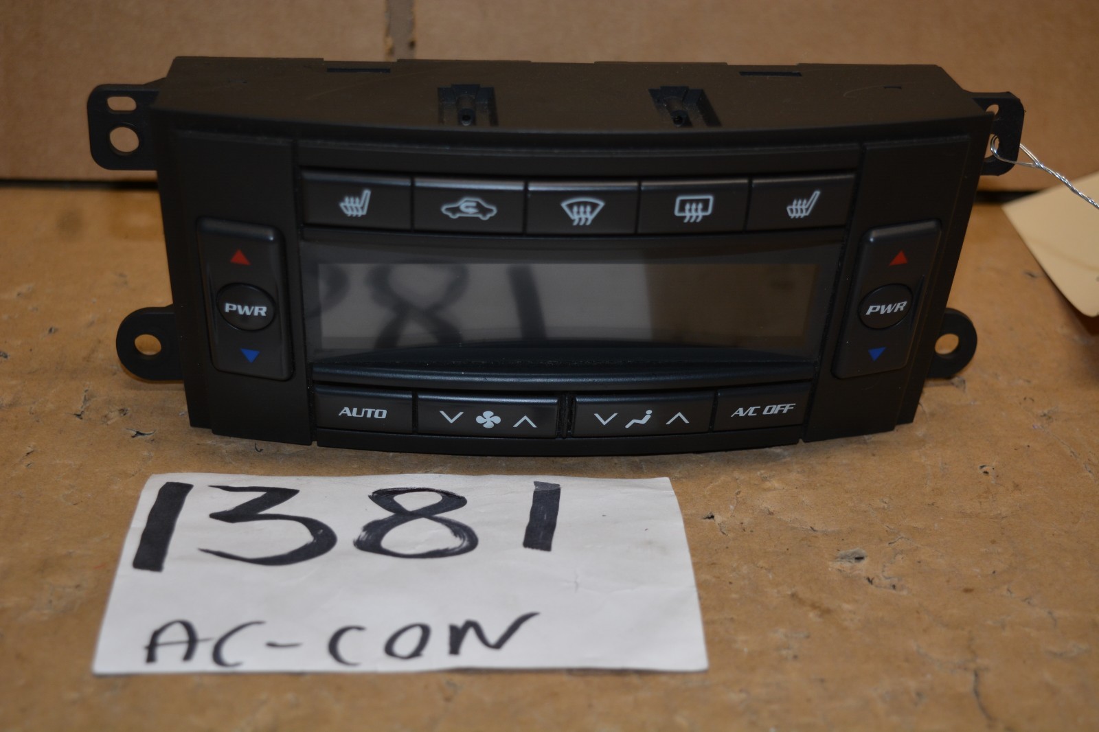 03 04 05 06 Cadillac CTS AC and Heater Control Used Stock #1381-AC 