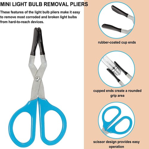 Universal Bulb Pliers Tool for Removing Damaged and Miniature Mini Bulbs - Imagen 4 de 18