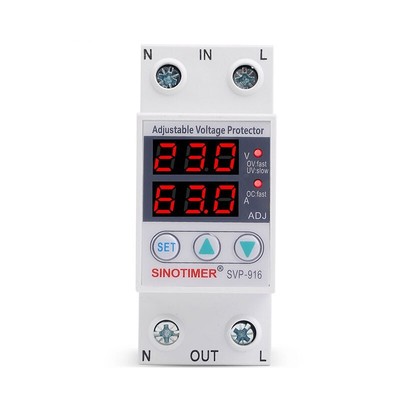 SVP-916 63A Over Voltage Protection Limit Current 2 Display Adjustable Voltage