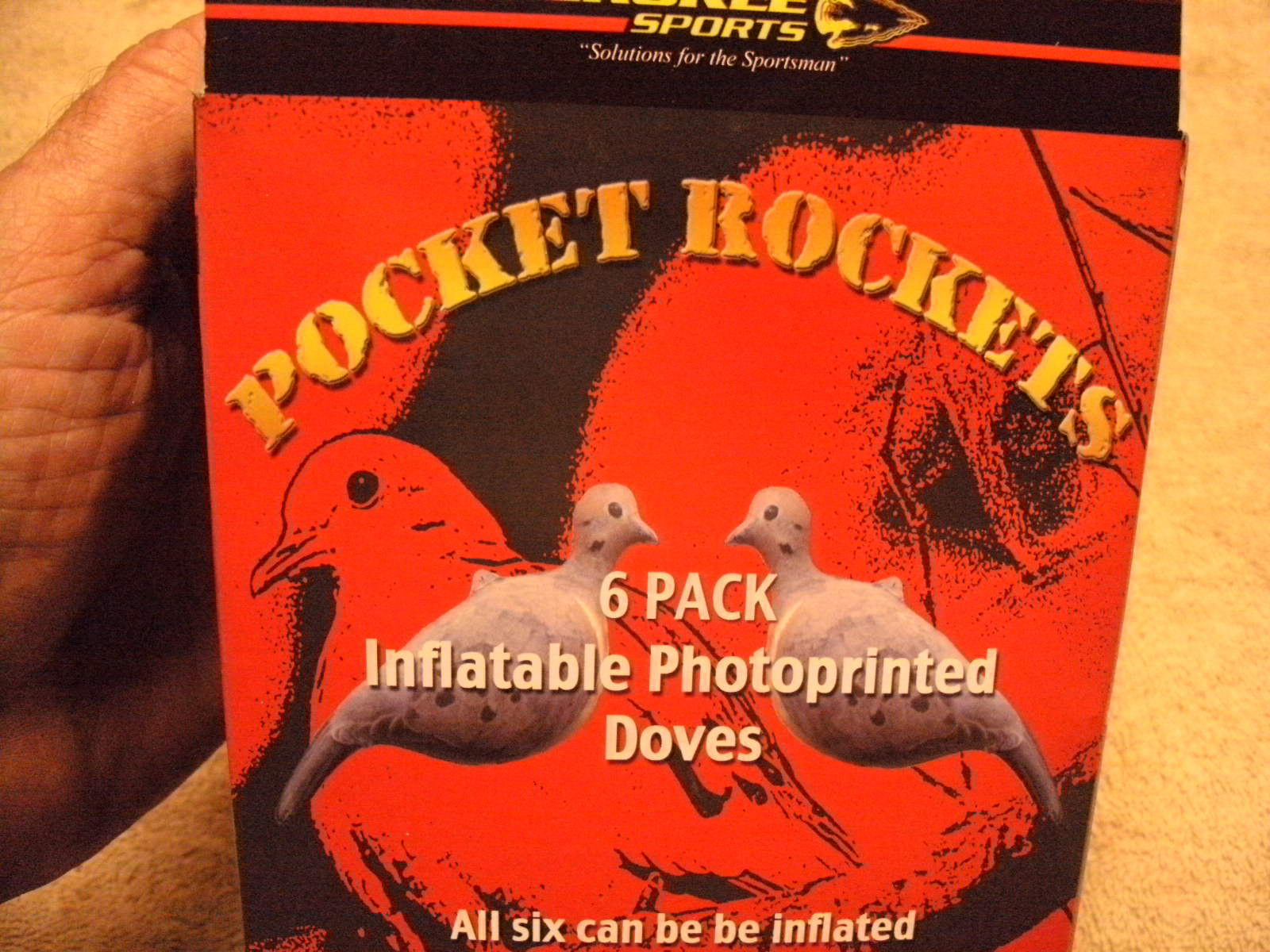 Cherokee Sports Pocket Rockets Inflatable Dove Decoys, 6 in box New eBay