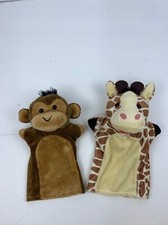 Melissa  Doug Giraffe and Monkey Hand Puppet Plush